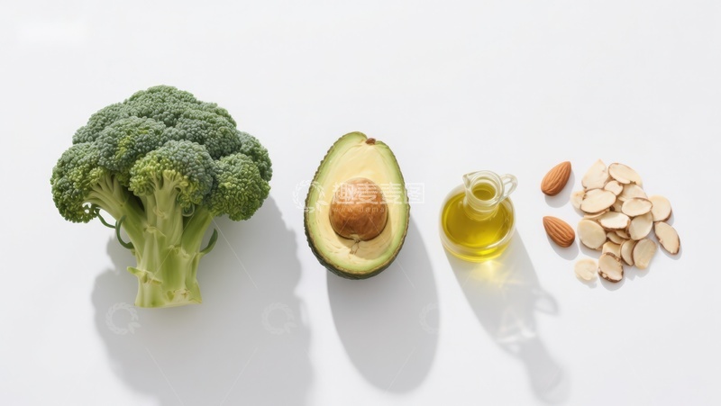 高清大图下载【趣麦麦图】新鲜蔬菜与健康食材组合