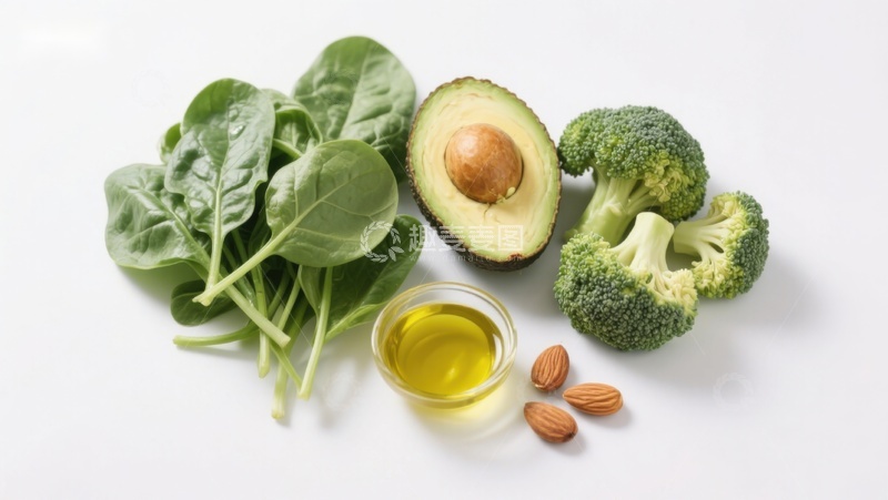 高清大图下载【趣麦麦图】新鲜绿色食材组合