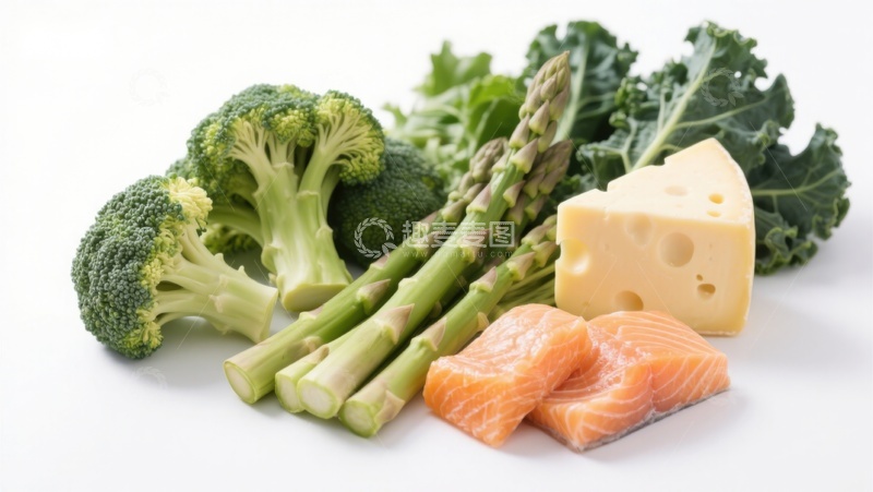 高清大图下载【趣麦麦图】新鲜蔬菜与健康食材组合