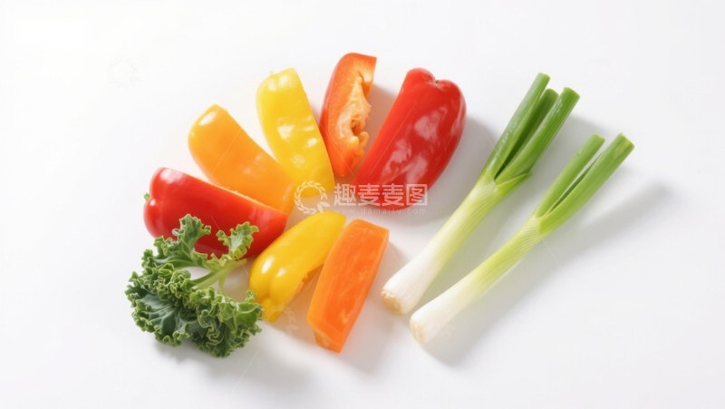 高清大图下载【趣麦麦图】新鲜蔬菜组合摆拍