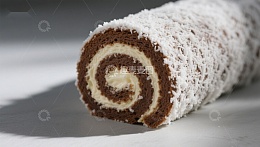 椰蓉巧克力奶油蛋糕卷