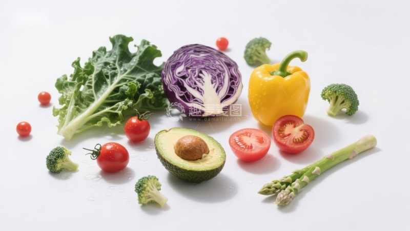 高清大图下载【趣麦麦图】新鲜蔬菜与水果静物摆拍