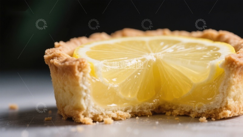 高清大图下载【趣麦麦图】柠檬挞特的诱人切面