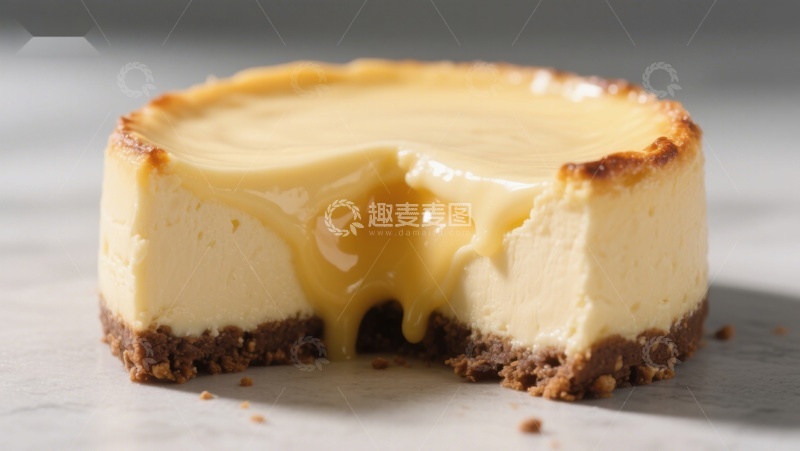 高清大图下载【趣麦麦图】奶油芝士蛋糕特写