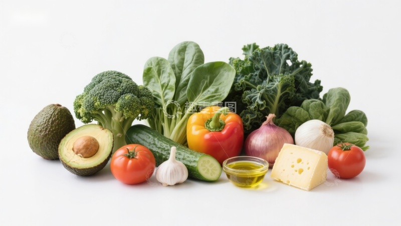高清大图下载【趣麦麦图】新鲜蔬菜水果与食材组合