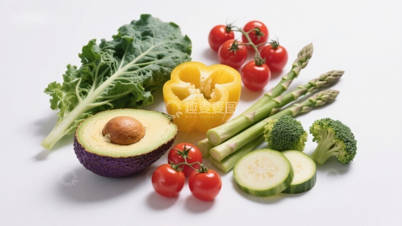 高清大图下载【趣麦麦图】新鲜蔬菜与水果组合