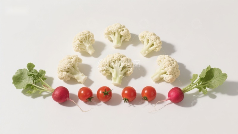 高清大图下载【趣麦麦图】蔬菜排列组合展示