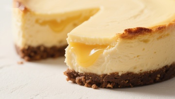 奶油芝士蛋糕特写