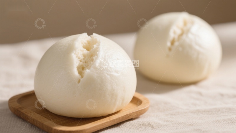 高清大图下载【趣麦麦图】软糯包子，诱人美食