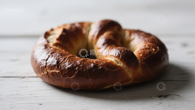 高清大图下载【趣麦麦图】金黄酥脆的面包圈