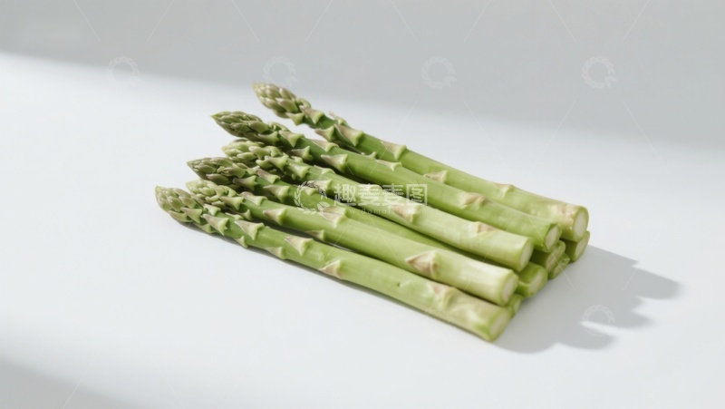 高清大图下载【趣麦麦图】新鲜芦笋排列展示