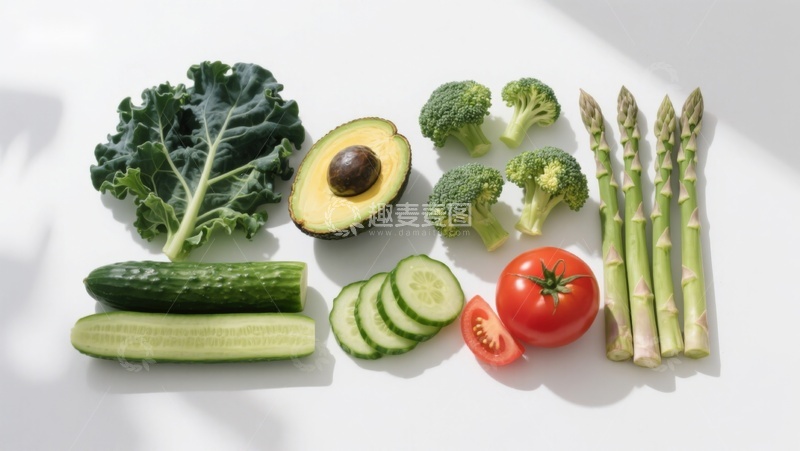 高清大图下载【趣麦麦图】新鲜蔬菜与水果组合