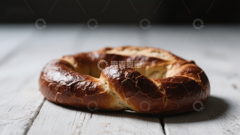 高清大图下载【趣麦麦图】金黄酥脆的面包圈