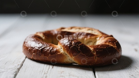 金黄酥脆的面包圈