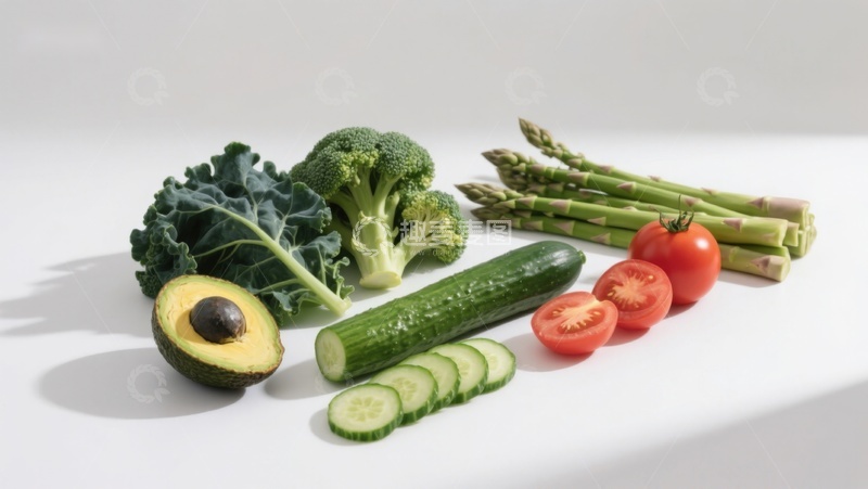 高清大图下载【趣麦麦图】新鲜蔬菜与水果组合