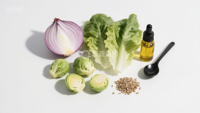 高清大图下载【趣麦麦图】新鲜蔬菜与调味品组合