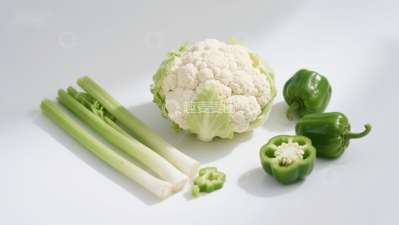 高清大图下载【趣麦麦图】新鲜蔬菜组合特写