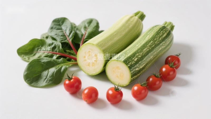 高清大图下载【趣麦麦图】新鲜蔬菜组合展示