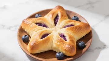 星形蓝莓馅饼