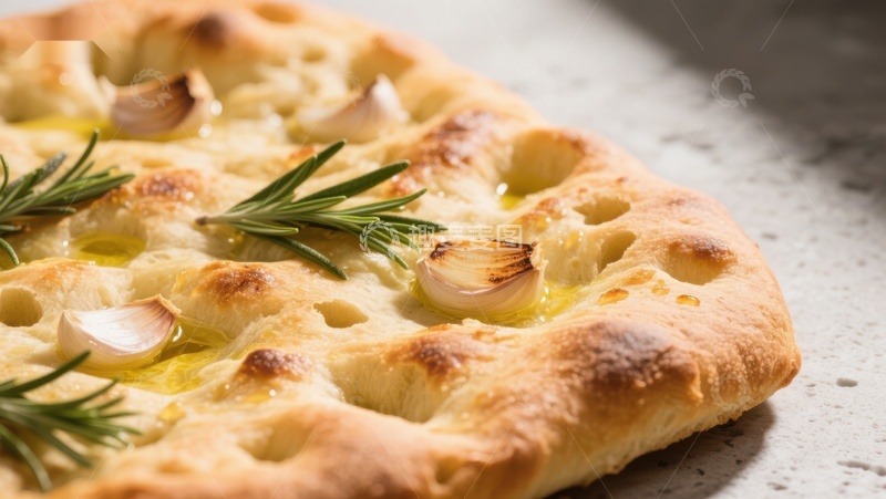 高清大图下载【趣麦麦图】香草蒜香面包