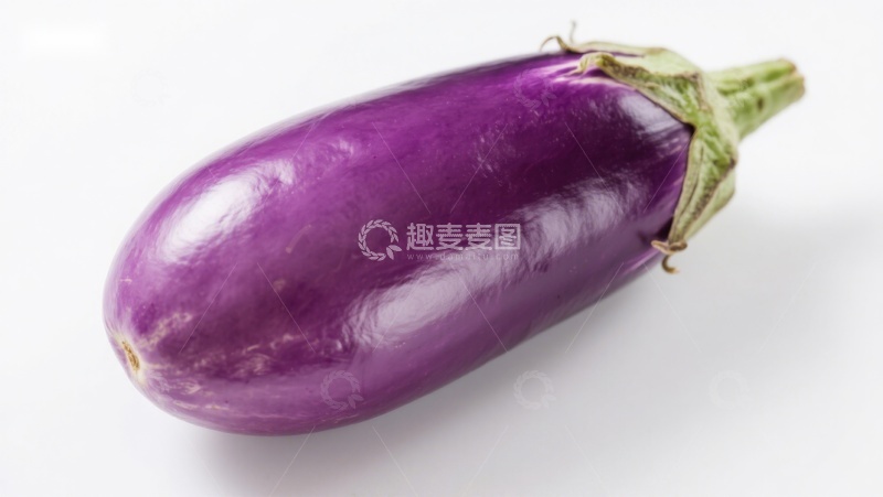 高清大图下载【趣麦麦图】紫色茄子特写