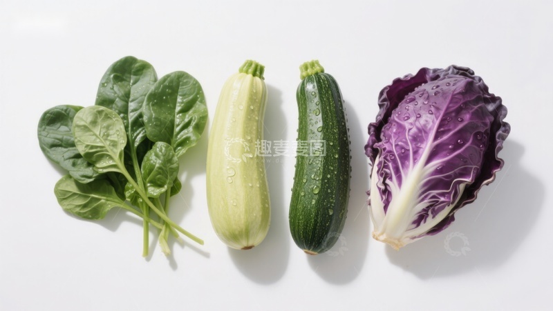 高清大图下载【趣麦麦图】新鲜蔬菜排列展示