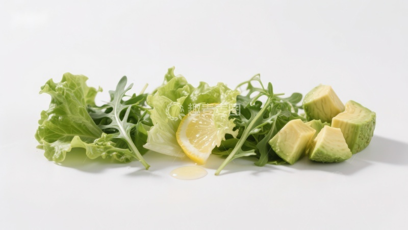 高清大图下载【趣麦麦图】新鲜蔬菜与牛油果切块