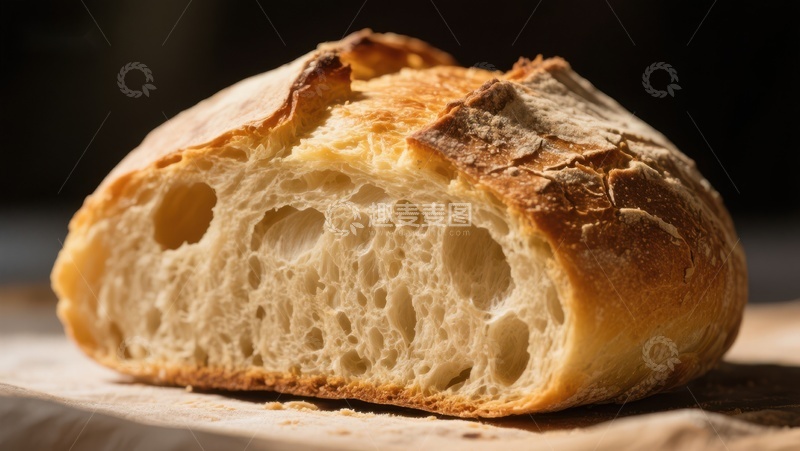 高清大图下载【趣麦麦图】新鲜出炉的面包特写