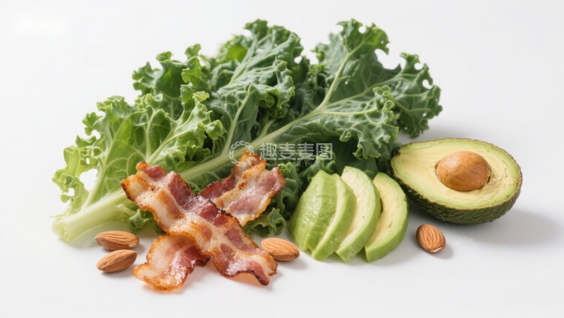 高清大图下载【趣麦麦图】新鲜蔬菜与健康食材组合