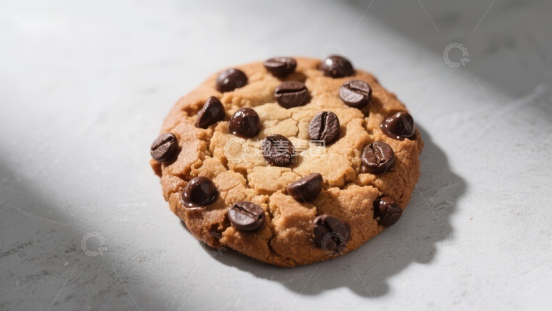 高清大图下载【趣麦麦图】巧克力豆饼干特写