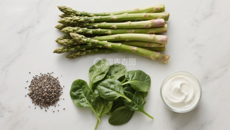 高清大图下载【趣麦麦图】新鲜蔬菜与调味料组合