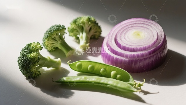 新鲜蔬菜静物特写