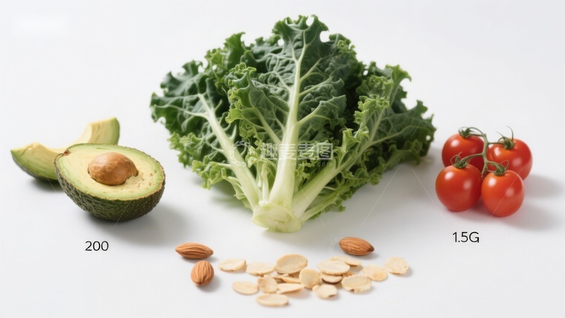 高清大图下载【趣麦麦图】新鲜蔬果与坚果组合展示