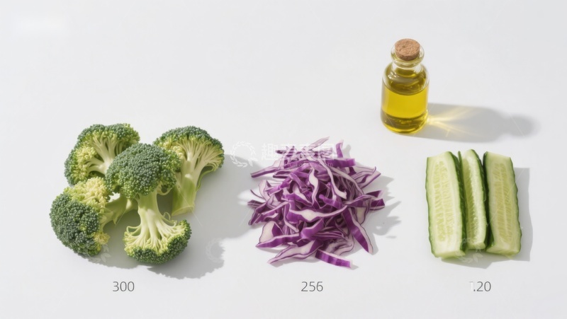 高清大图下载【趣麦麦图】蔬菜与食用油静物展示