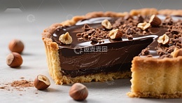 巧克力榛子挞，美味甜点
