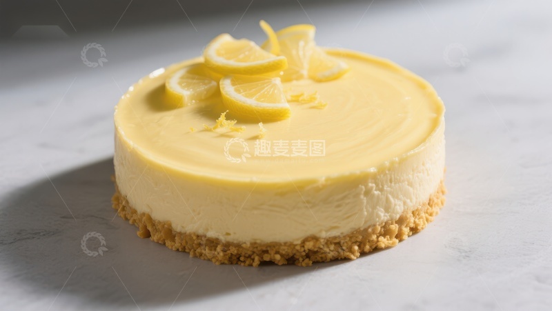 高清大图下载【趣麦麦图】柠檬芝士蛋糕