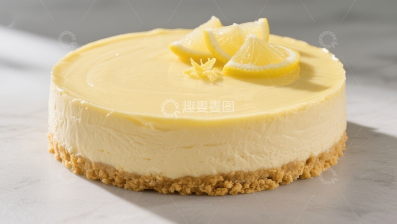 高清大图下载【趣麦麦图】柠檬芝士蛋糕