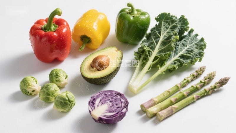 高清大图下载【趣麦麦图】多种新鲜蔬菜静物展示