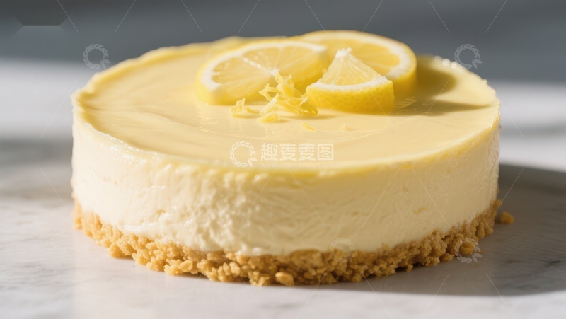 高清大图下载【趣麦麦图】柠檬芝士蛋糕