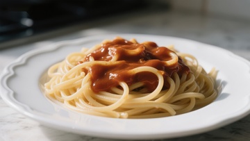 意大利面配番茄酱