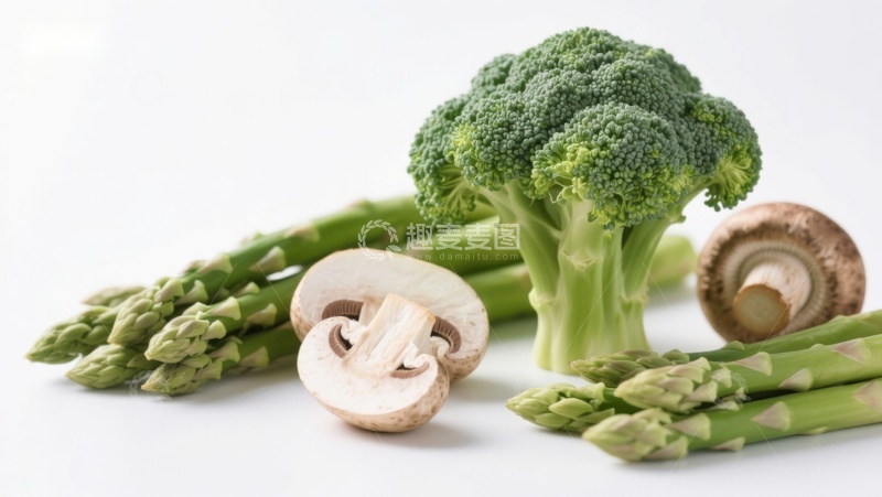 高清大图下载【趣麦麦图】新鲜蔬菜组合展示