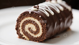 巧克力奶油蛋糕卷