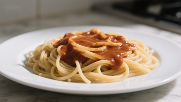 意大利面配浓郁酱汁
