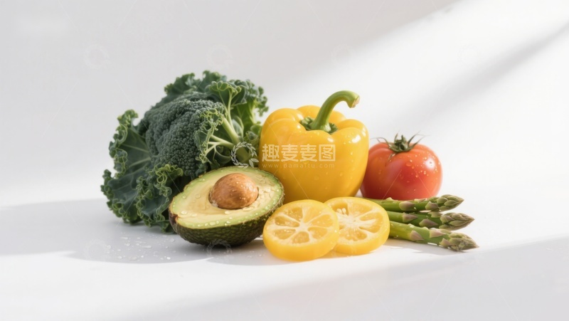 高清大图下载【趣麦麦图】新鲜蔬菜水果组合