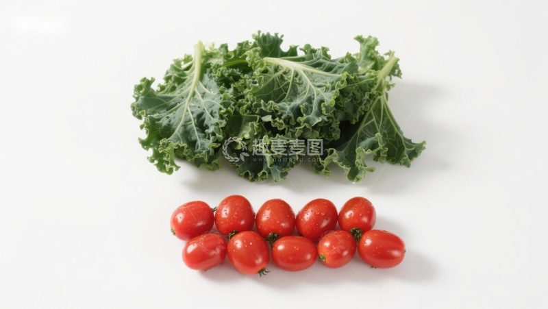高清大图下载【趣麦麦图】羽衣甘蓝与樱桃番茄