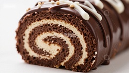 巧克力奶油蛋糕卷