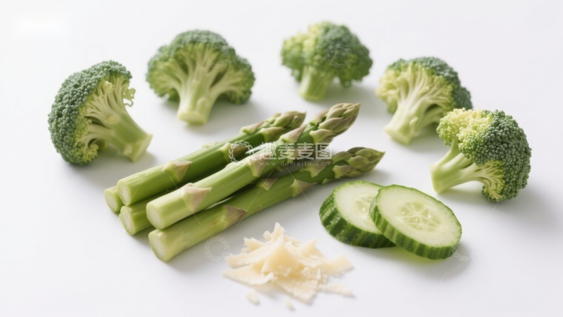 高清大图下载【趣麦麦图】新鲜蔬菜组合展示