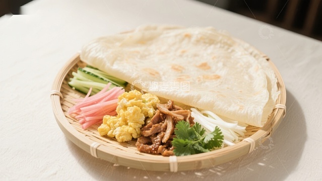 传统美食：卷饼配菜