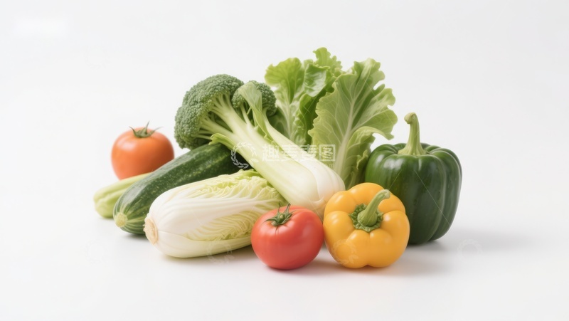 高清大图下载【趣麦麦图】新鲜蔬菜组合展示