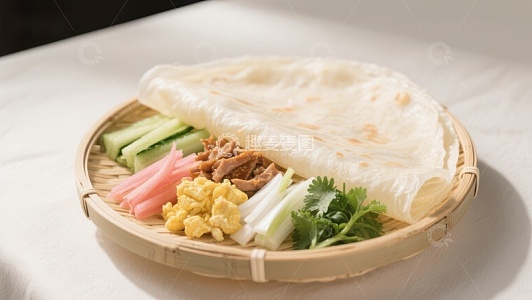 传统美食：卷饼配菜